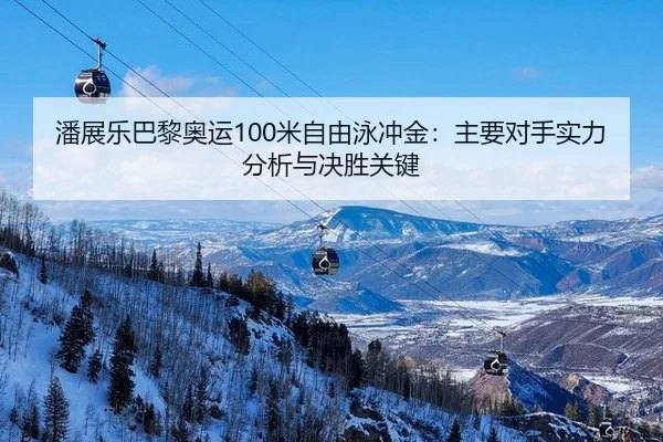 潘展乐巴黎奥运100米自由泳冲金：主要对手实力分析与决胜关键